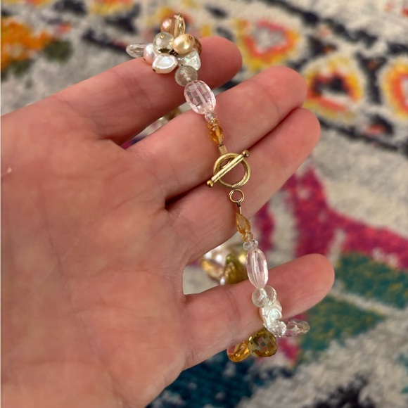 Handmade Semi-Precious Statement Necklace - Picture 6 of 6